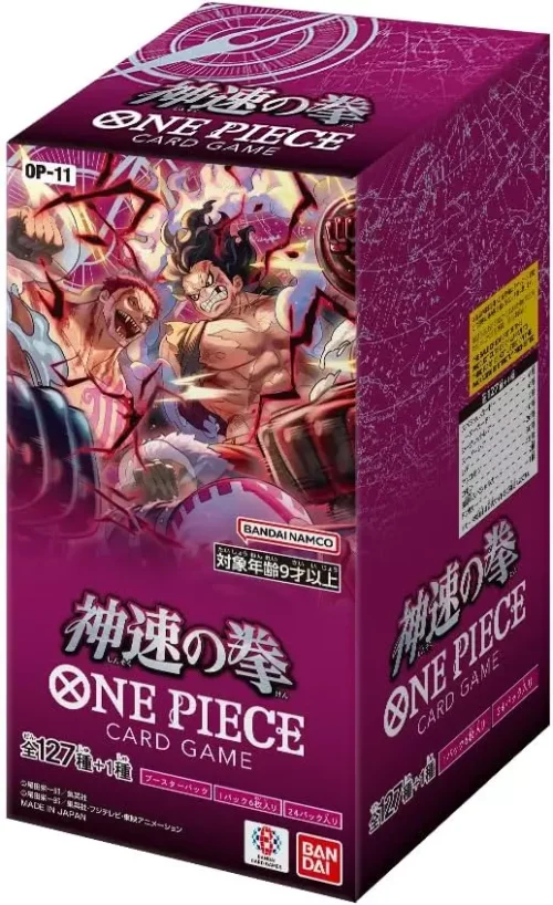 ONE PIECE – Boîte de 24 Boosters Light Speed Fist – OP-11 (JP)