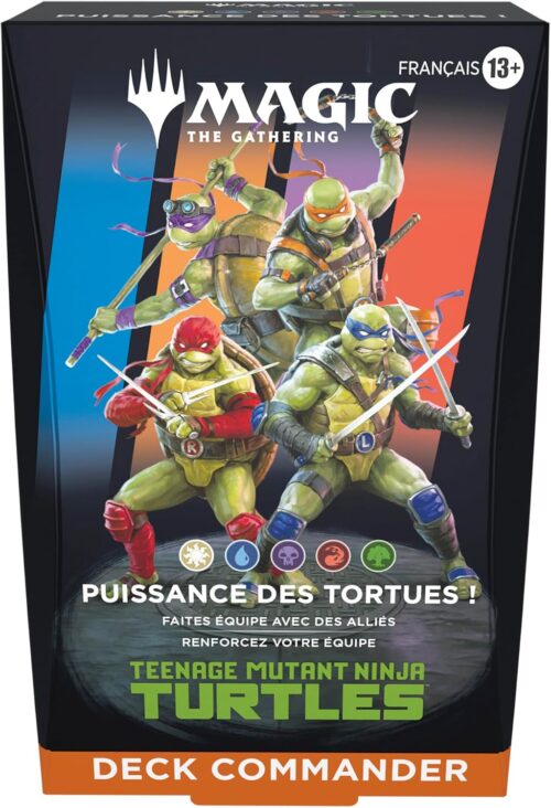 Magic The Gathering - Wizards of the Coast Deck - Teenage Mutant Ninja Turtles / Les Tortues Ninja - Commander - Puissance des tortues ! (Français)