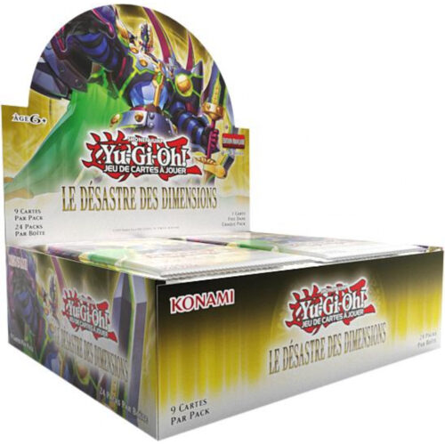 Display de 24 Boosters - Le Désastre des Dimensions - Boite de Boosters Français - Yu-Gi-Oh!