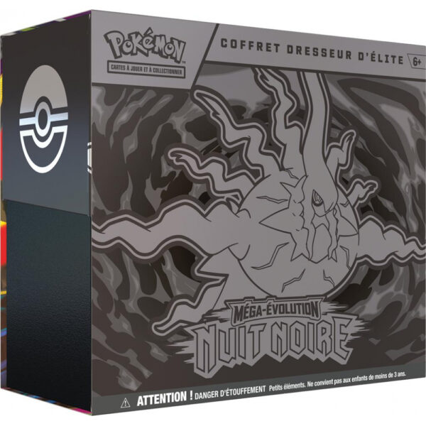 8248-cartes-nc-collectionner-pokemon-coffret-coffret-dresseur-d-elite-me05-mnga-nnvolution-nuit-noire Pokémon - Pokemon Coffret - 9 boosters Coffret Dresseur d'Elite - ME05 Méga-Évolution - Nuit Noire (Français)